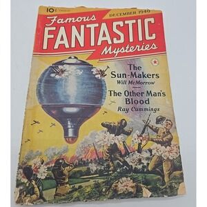 FAMOUS FANTASTIC‎ MYSTERIES - December, 1940 Ray Cummings War